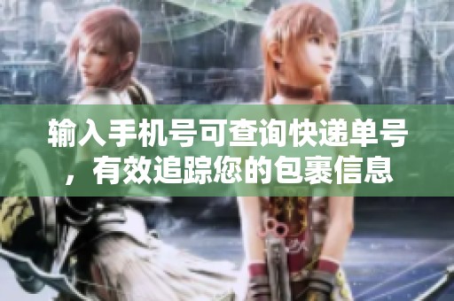 输入手机号可查询快递单号，有效追踪您的包裹信息