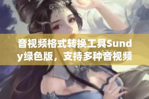 音视频格式转换工具Sundy绿色版，支持多种音视频格式的转换功能