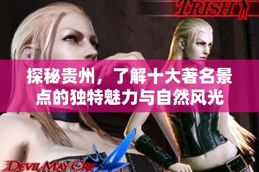 探秘贵州，了解十大著名景点的独特魅力与自然风光