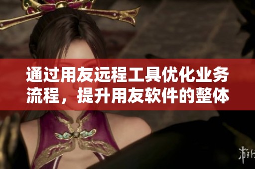 通过用友远程工具优化业务流程，提升用友软件的整体效率与管理效果