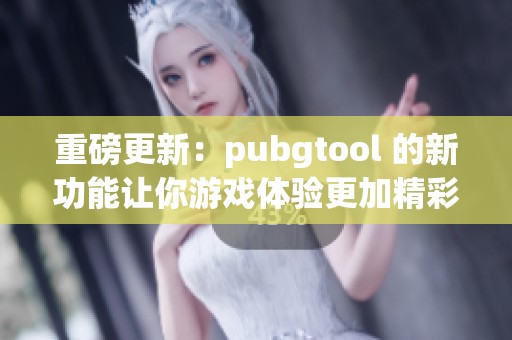 重磅更新：pubgtool 的新功能让你游戏体验更加精彩纷呈