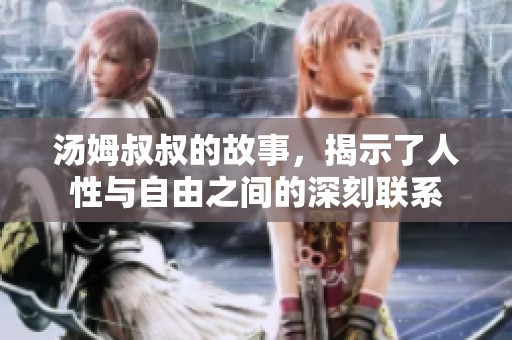 汤姆叔叔的故事，揭示了人性与自由之间的深刻联系