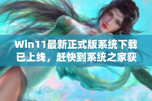 Win11最新正式版系统下载已上线，赶快到系统之家获取Win11最新系统下载吧