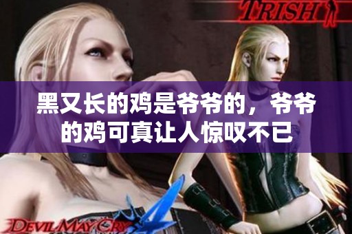 黑又长的鸡是爷爷的，爷爷的鸡可真让人惊叹不已