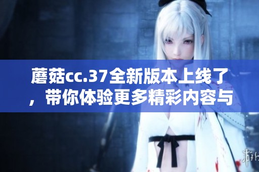 蘑菇cc.37全新版本上线了，带你体验更多精彩内容与功能