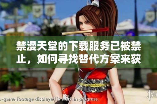禁漫天堂的下载服务已被禁止，如何寻找替代方案来获取漫画资源