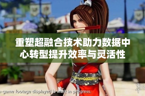 重塑超融合技术助力数据中心转型提升效率与灵活性