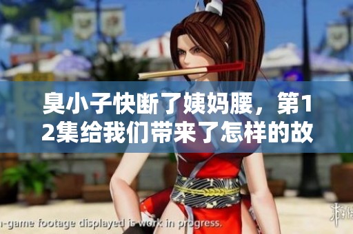 臭小子快断了姨妈腰，第12集给我们带来了怎样的故事呢
