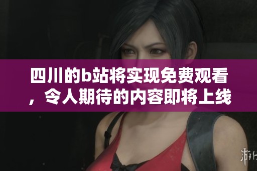 四川的b站将实现免费观看，令人期待的内容即将上线