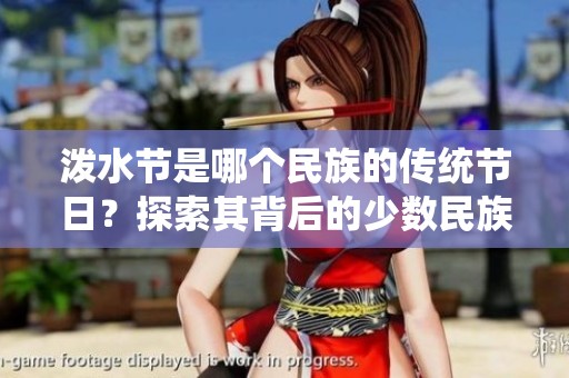 泼水节是哪个民族的传统节日？探索其背后的少数民族文化。