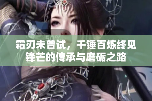 霜刃未曾试，千锤百炼终见锋芒的传承与磨砺之路