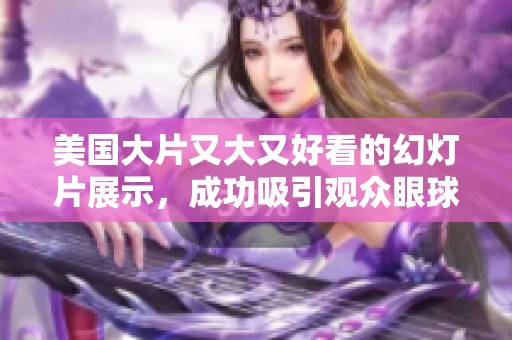 美国大片又大又好看的幻灯片展示，成功吸引观众眼球的秘密揭秘
